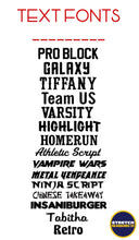 Load image into Gallery viewer, Design Your Own Neon Yellow Softball Tie Back Headband with VINYL Text - Quantity Discounts