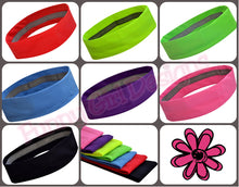 Load image into Gallery viewer, No Slip Volleyball Headband with Custom Name and Number in Sparkling Glitter Text