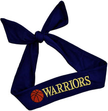 Load image into Gallery viewer, Basketball Tie Back Moisture Wicking Headband Personalized with Your EMBROIDERED Text - Team Discounts