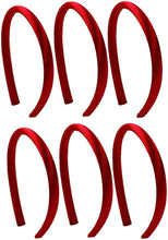 Load image into Gallery viewer, Set of 6 Satin Arch 18 INCH Doll Headbands for DIY and Matching Dolly and Me Outfits