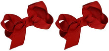 Load image into Gallery viewer, Set of 2 - 2.75Inch Grosgrain Ribbon Children&#39;s Hair Bows
