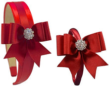 Load image into Gallery viewer, 18 Inch Dolly and Me Matching Elegant Bow Headband Gift Set
