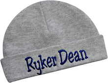 Load image into Gallery viewer, Personalized Cotton Baby Hat for Boys with Custom Embroidered Name