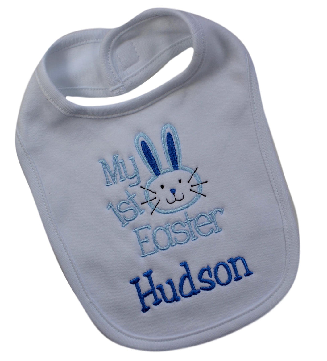 My First Easter Personalized Embroidered Easter Bib for Baby Boys