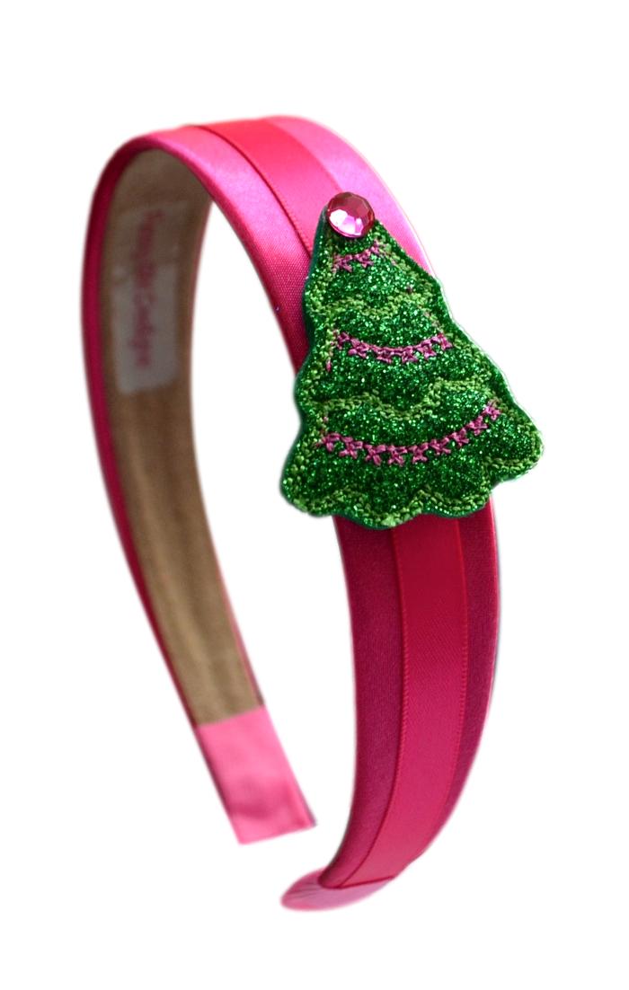 Sparkling Christmas Tree Holiday Arch Headband