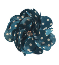Load image into Gallery viewer, Ruby Satin Flower Hair Clip for Brides, Bridesmaids and Special Occasions

