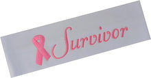 Load image into Gallery viewer, Breast Cancer Awareness Pink Ribbon Embroidered Headband with Your Custom Name - Quantity Discounts
