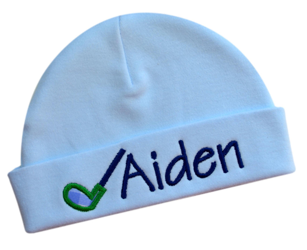 Personalized Baby Boys Golf Hat Embroidered With Name