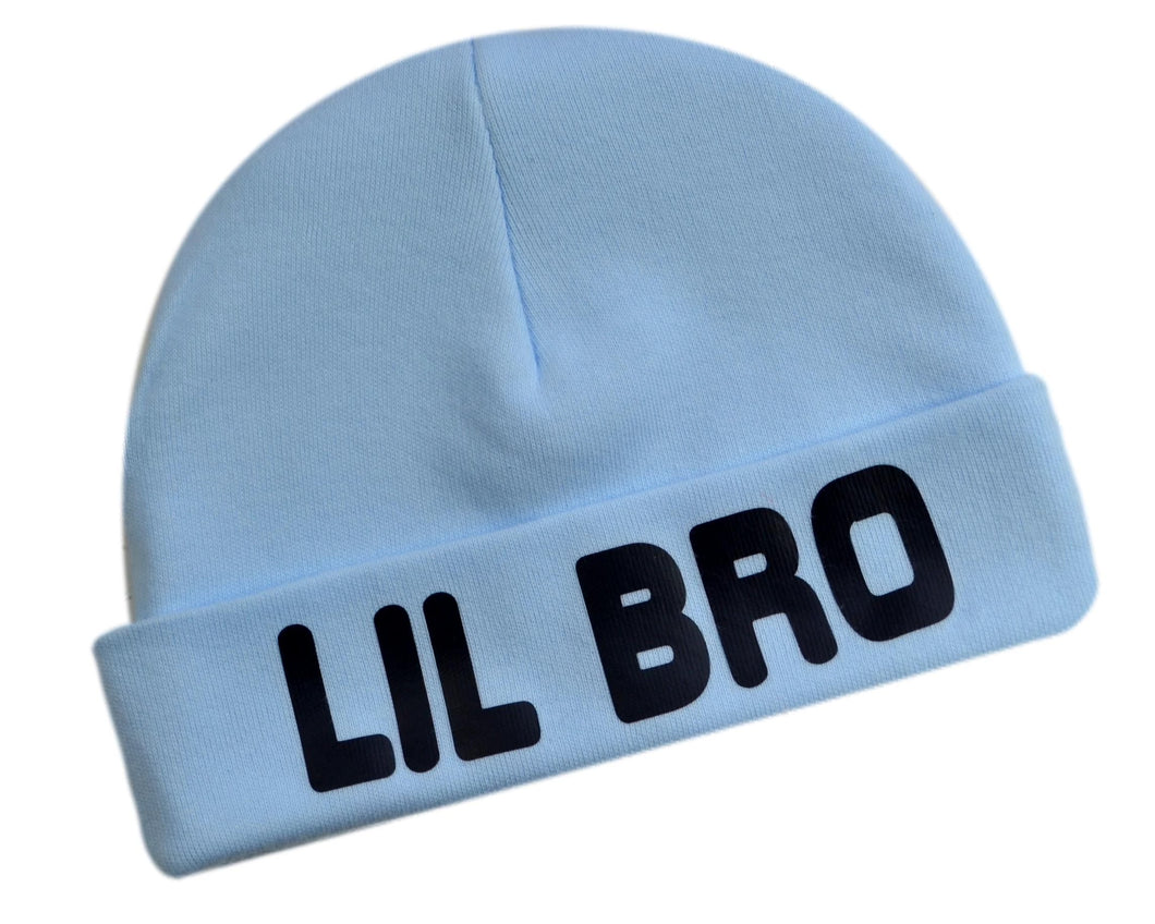 Lil Bro Baby Beanie Hat for Little Brother