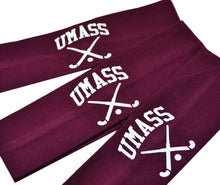 Load image into Gallery viewer, Field Hockey Cotton Stretch Headband with Your Custom and Personalized VINYL Text - Quantity Discounts

