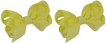 Load image into Gallery viewer, Set of 2 - 2.75Inch Grosgrain Ribbon Children&#39;s Hair Bows
