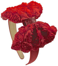 Load image into Gallery viewer, Valentine Shabby Chiffon Rosette Bow Arch Headband - 4 Colors!
