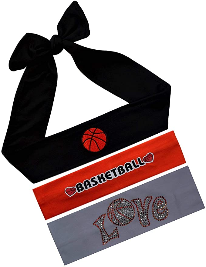 Basketball Player Set of 3 Headband Gift Set