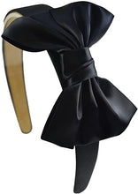 Load image into Gallery viewer, Girls Satin Bow Arch Headband - 7 Colors!
