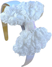 Load image into Gallery viewer, Valentine Shabby Chiffon Rosette Bow Arch Headband - 4 Colors!
