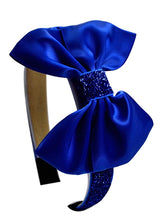 Load image into Gallery viewer, Sparkling Glitter Girls Satin Bow Arch Headband
