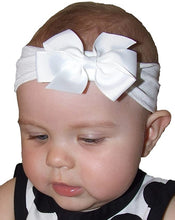 Load image into Gallery viewer, Nylon Bow Baby Headband
