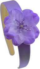 Load image into Gallery viewer, Girls Madeline Silk and Organza Flower Arch Headband - 9 Colors!
