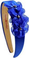 Load image into Gallery viewer, Lulu Organza Rhinesone Flower Arch Headband - 10 Colors!
