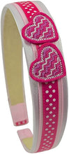 Load image into Gallery viewer, Valentines Day Simple Hearts Ribbon Wrapped Satin Arch Headband
