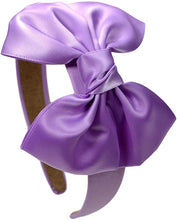 Load image into Gallery viewer, Girls Satin Bow Arch Headband - 7 Colors!
