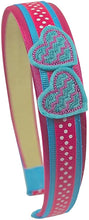 Load image into Gallery viewer, Valentines Day Simple Hearts Ribbon Wrapped Satin Arch Headband
