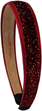 Load image into Gallery viewer, Satin Glitter Sparkle Arch Headband - 17 Colors!
