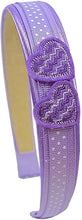 Load image into Gallery viewer, Valentines Day Simple Hearts Ribbon Wrapped Satin Arch Headband
