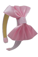Load image into Gallery viewer, Sparkling Glitter Girls Satin Bow Arch Headband
