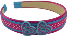 Load image into Gallery viewer, Valentines Day Simple Hearts Ribbon Wrapped Satin Arch Headband
