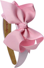 Load image into Gallery viewer, Satin Arch Boutique Bow Headband for Toddlers and Girls - 6 Colors!
