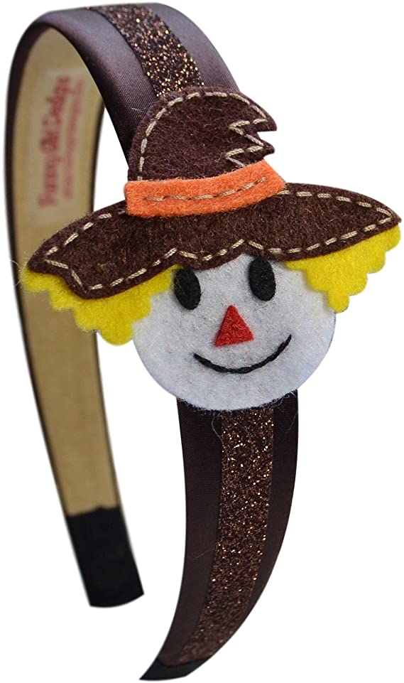 Felt Scarecrow Thanksgiving Toddler and Girls Arch Headband