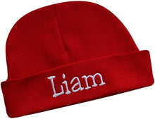 Load image into Gallery viewer, Personalized Cotton Baby Hat for Boys with Custom Embroidered Name
