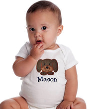 Load image into Gallery viewer, Personalized Puppy Dog Bodysuit With Custom Name

