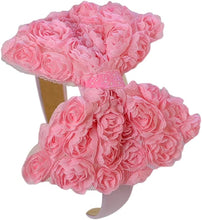 Load image into Gallery viewer, Valentine Shabby Chiffon Rosette Bow Arch Headband - 4 Colors!
