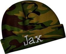 Load image into Gallery viewer, Personalized Cotton Baby Hat for Boys with Custom Embroidered Name

