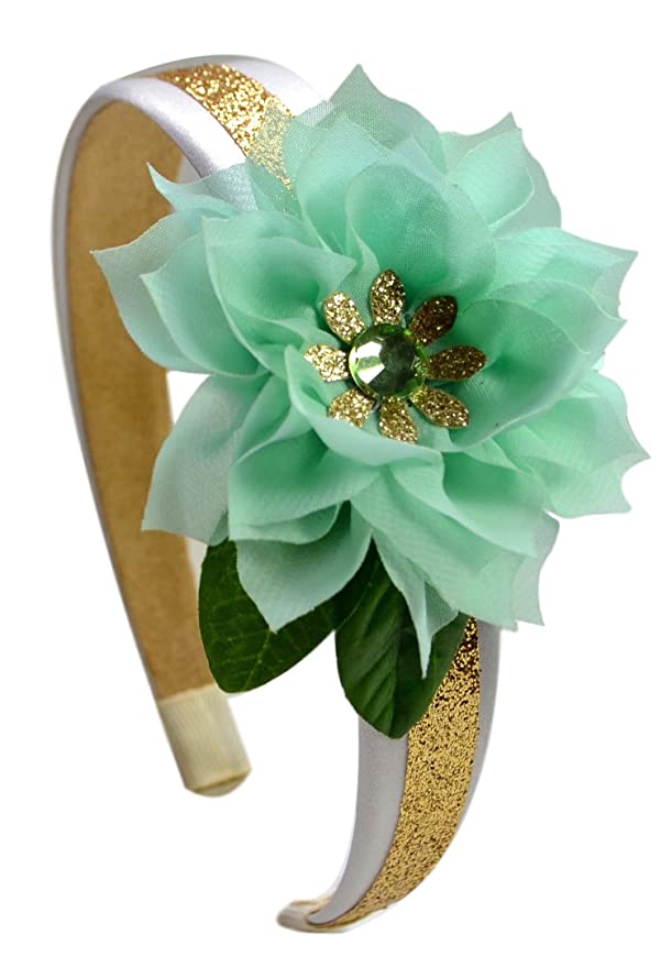 Princess and the Frog Inspired Sparkling Glitter Flower Headband
