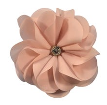Load image into Gallery viewer, Ruby Satin Flower Hair Clip for Brides, Bridesmaids and Special Occasions
