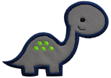 Load image into Gallery viewer, Personalized Embroidered Dinosaur Toddler T-Shirt - 3 COLORS!
