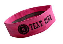 Load image into Gallery viewer, Design Your Own VOLLEYBALL No Slip Silicone Lined Stretch Headband with Your Custom VINYL Text - Quantity Discounts
