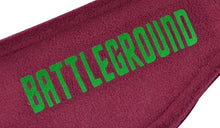Load image into Gallery viewer, Custom Fleece Ear Warmer Headband in Personalized VELVET Text
