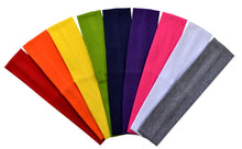 Load image into Gallery viewer, Cotton Stretch Headband Blank -- SOLID -- 2 inches Wide
