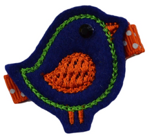 Load image into Gallery viewer, Birdie Felt Hair Clippie
