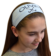 Load image into Gallery viewer, Personalized Monogrammed EMBROIDERED Field Hockey Cotton Stretch Headband - Quantity Discounts
