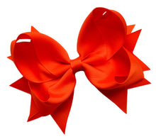 Load image into Gallery viewer, 4.5 Inch Grosgrain Hair Bow - MANY COLORS!
