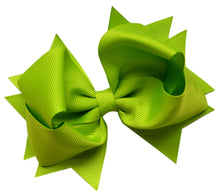 Load image into Gallery viewer, 4.5 Inch Grosgrain Hair Bow - MANY COLORS!
