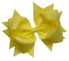 Load image into Gallery viewer, 4.5 Inch Grosgrain Hair Bow - MANY COLORS!
