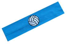 Load image into Gallery viewer, Volleyball Ball Patch Cotton Stretch Headband - Quantity Discounts!
