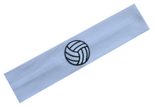 Load image into Gallery viewer, Volleyball Ball Patch Cotton Stretch Headband - Quantity Discounts!
