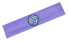 Load image into Gallery viewer, Volleyball Ball Patch Cotton Stretch Headband - Quantity Discounts!
